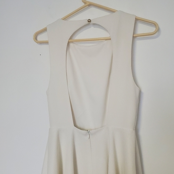 Lulu's Gal About Town White Skater Dress - Picture 5 of 10